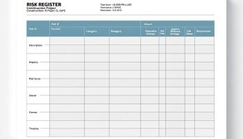 Construction Project Risk Register Example: A Comprehensive Guide